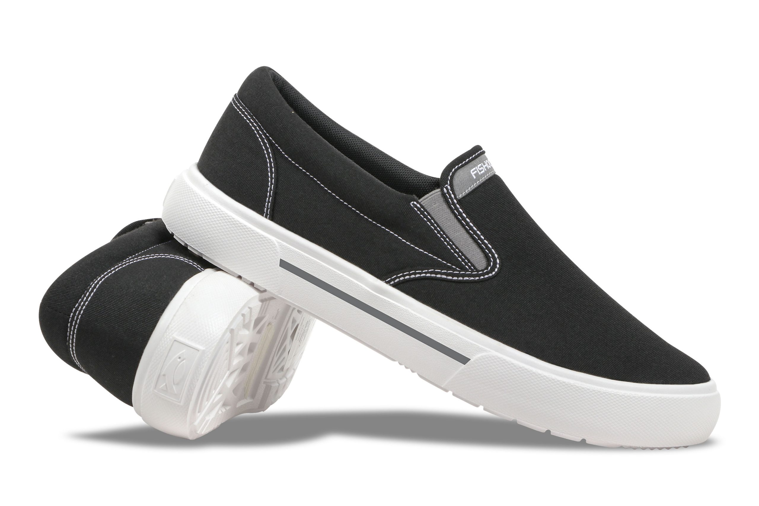 Sunbrella® Men's Slip-On Black/White