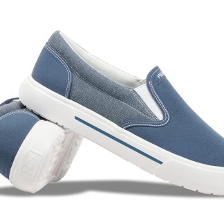 Sunbrella® Men's Slip-On Denim/White