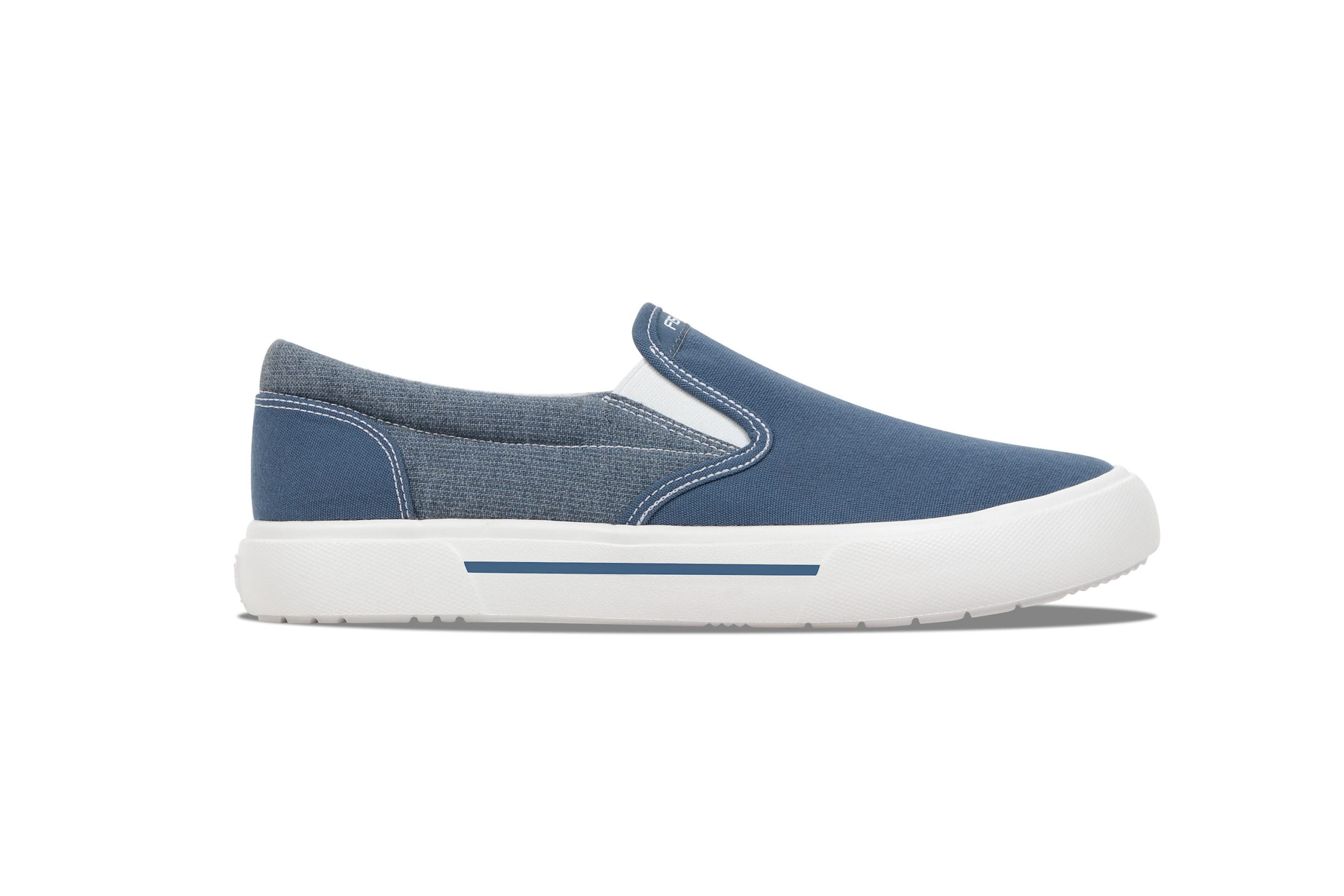 Sunbrella® Men's Slip-On Denim/White - Image 2