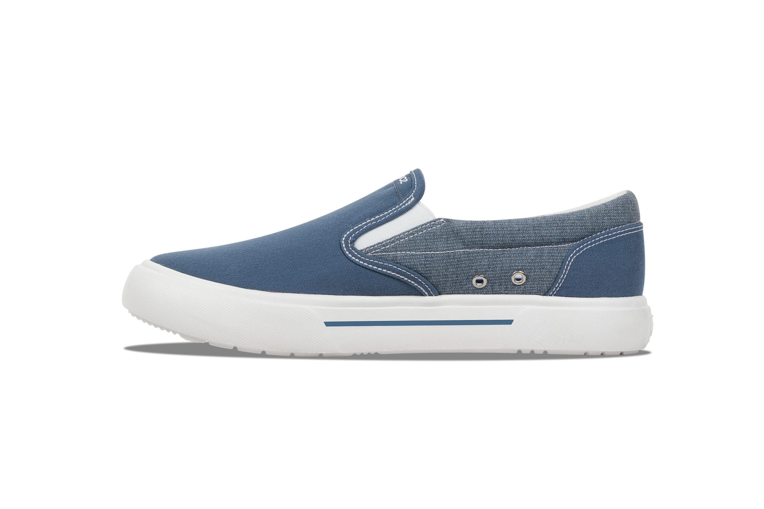 Sunbrella® Men's Slip-On Denim/White - Image 4