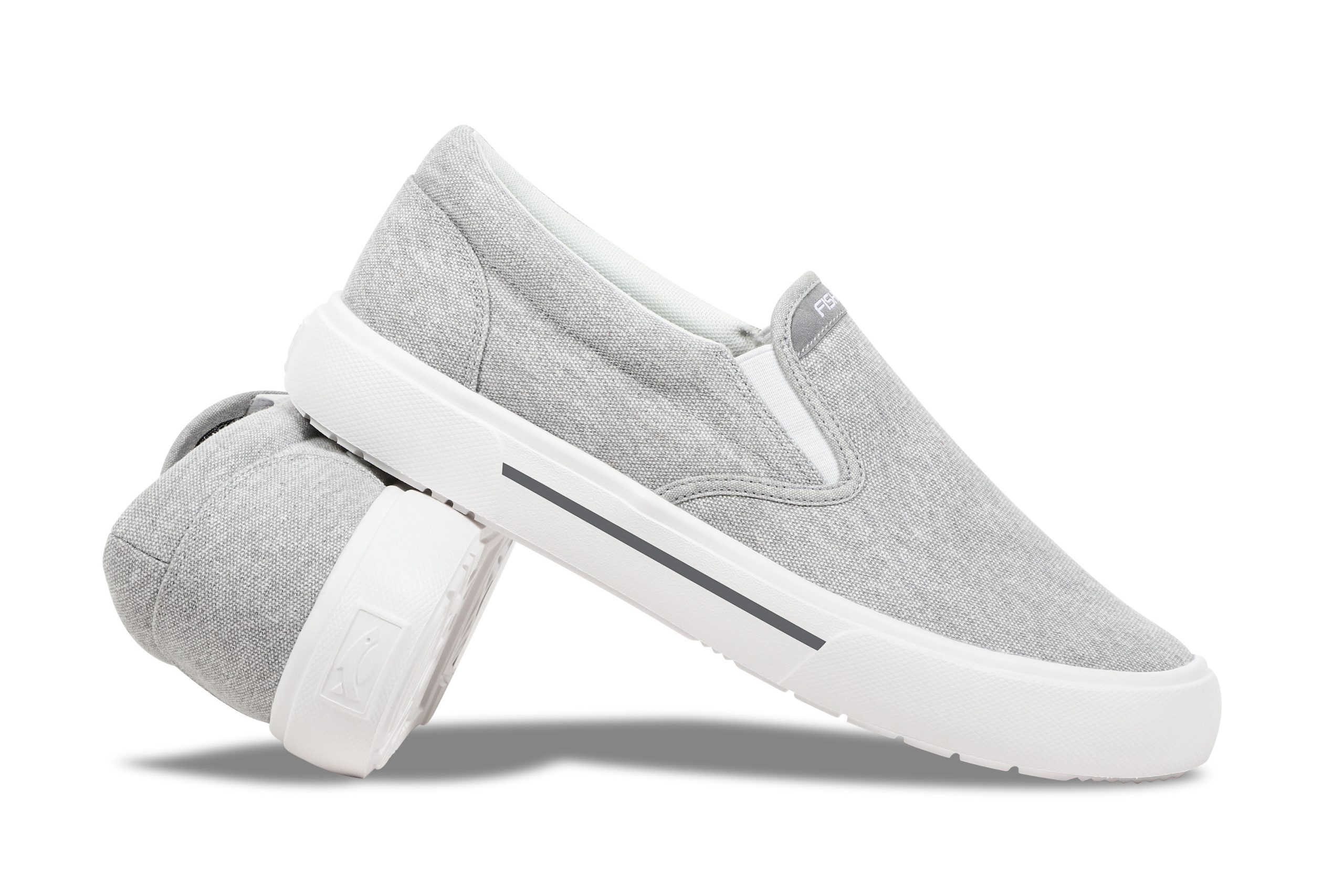 Sunwashed Men's Slip-On Grey/White