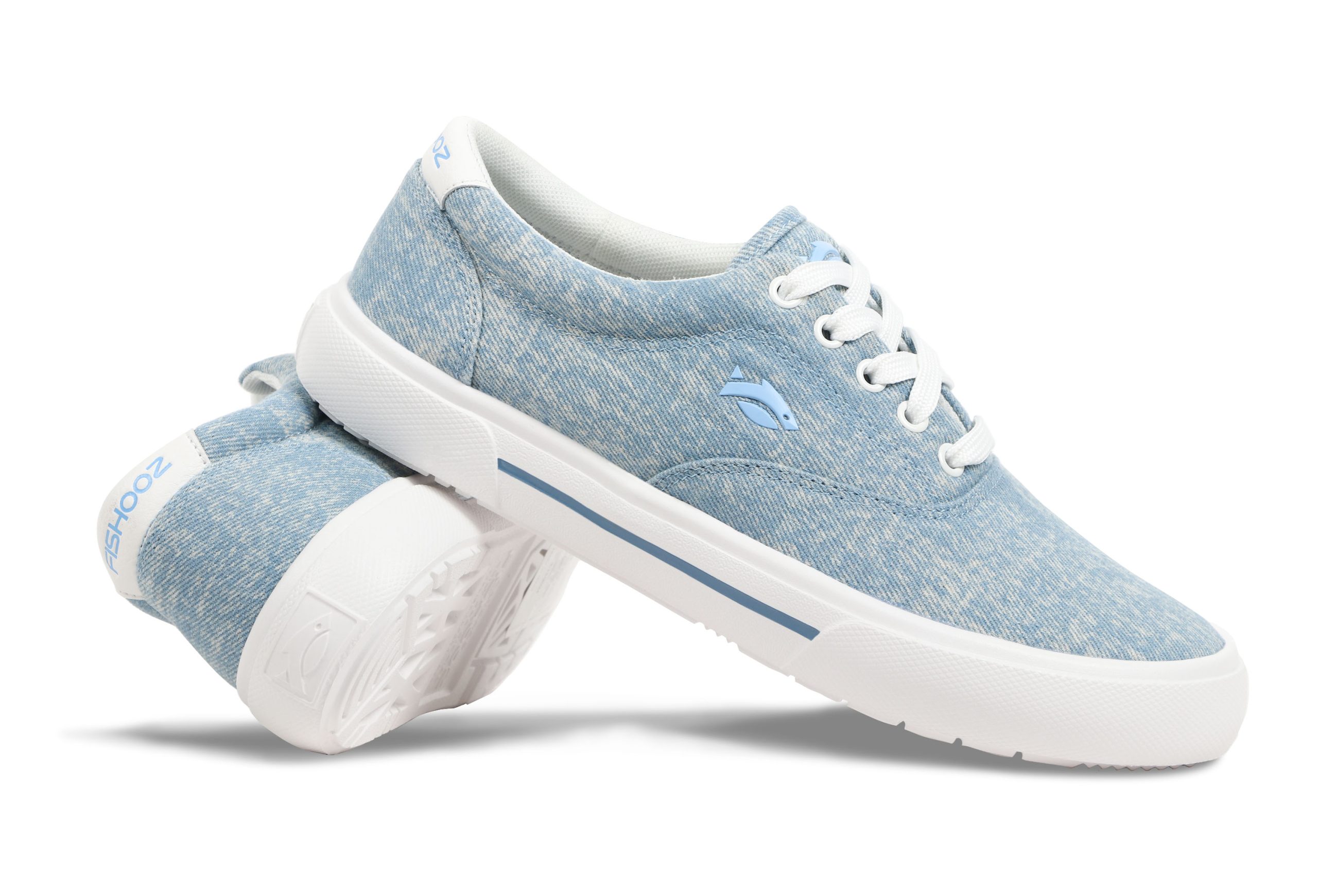 Sunwashed Women's Lace Denim/White