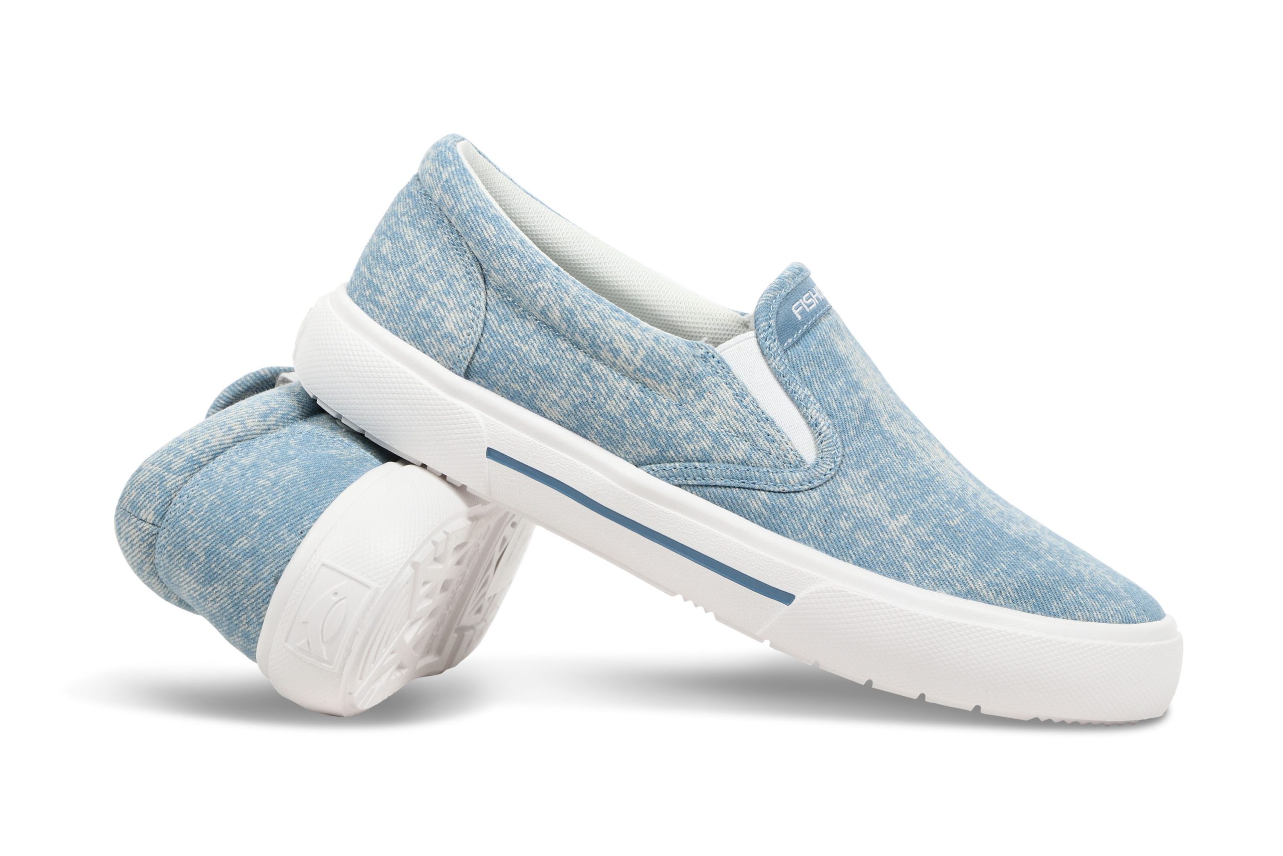Sunwashed Women's Slip-On Denim/White